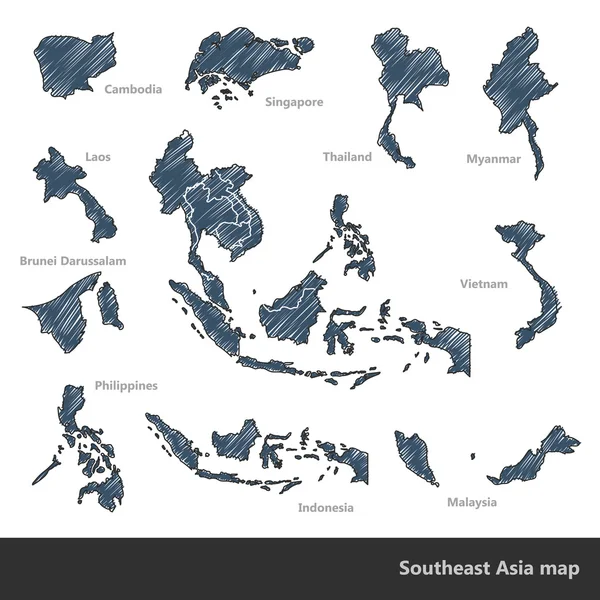 Communauté économique asiatique — Image vectorielle