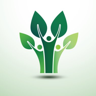 humanl ağaç vektör