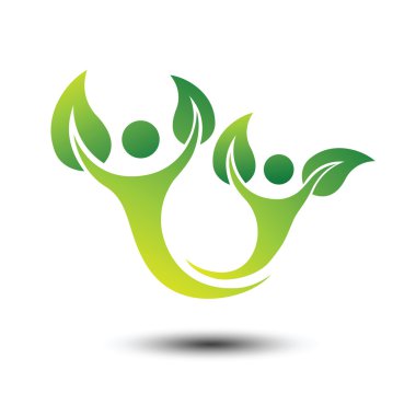 insan ağaç vektör