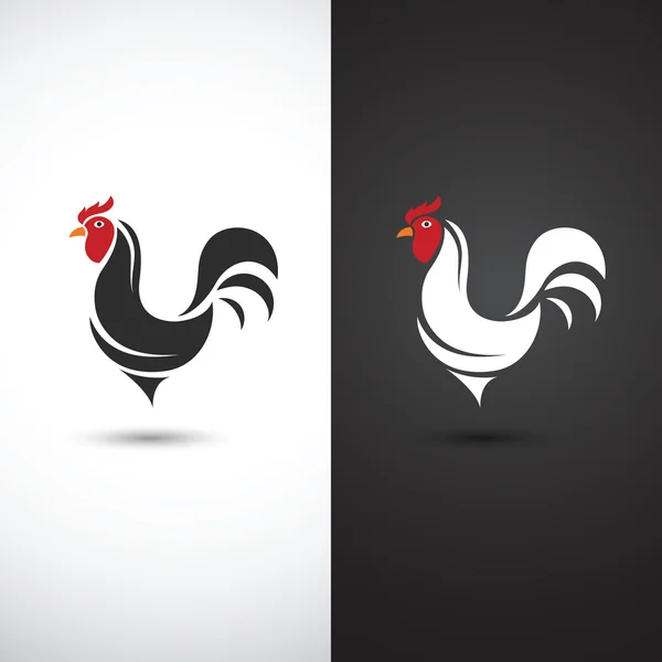 Chicken symbol icon — Stock Vector