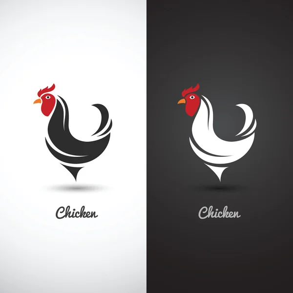 Κοτόπουλο σύμβολο εικονίδιο — Διανυσματικό Αρχείο
