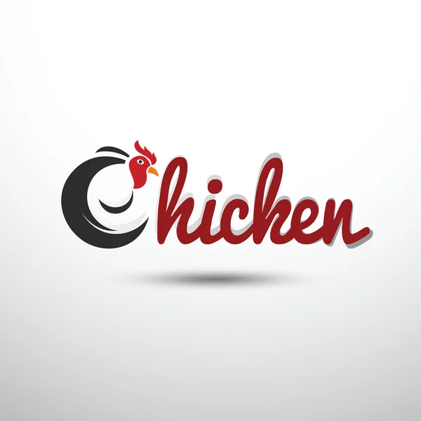 Kurczaka symbol ikonę — Wektor stockowy