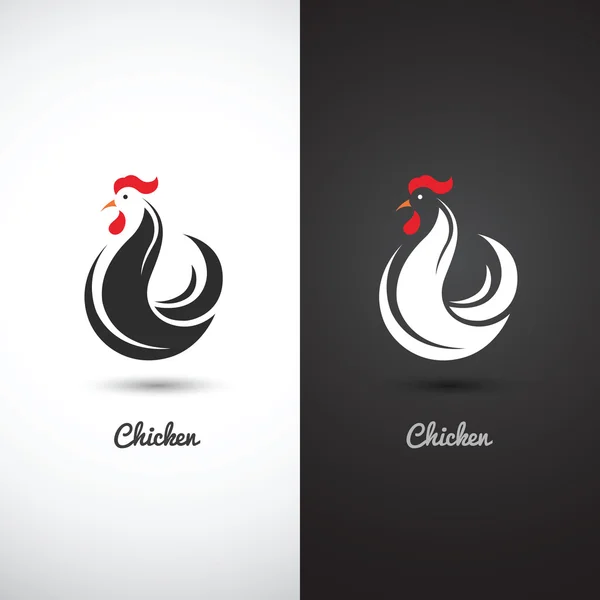 Icono de símbolo de pollo — Vector de stock