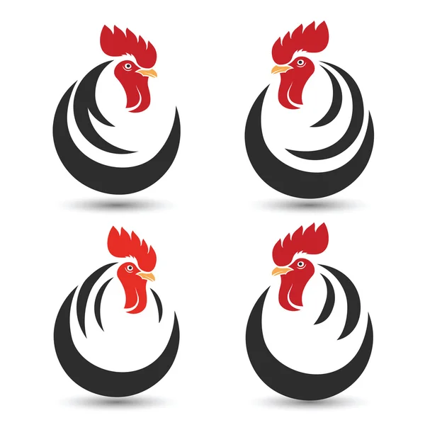 Chicken symbol icon — Stock Vector