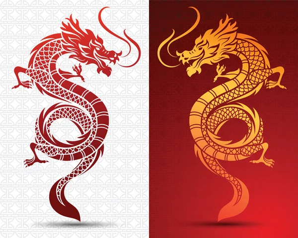 Hinese Dragon vector — Stockvector