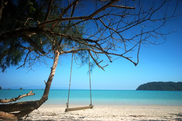 Swing en la playa — Foto de Stock