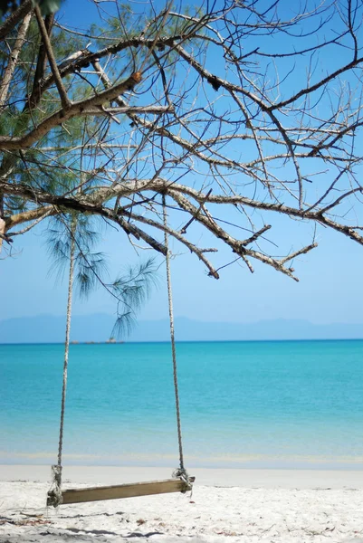 Swing en la playa — Foto de Stock