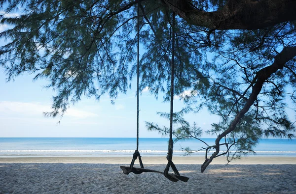 Swing en la playa — Foto de Stock