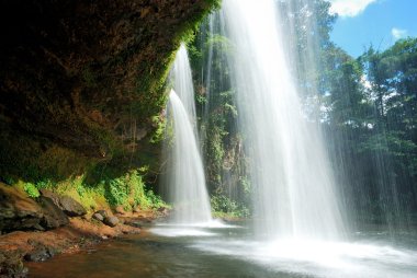 waterfalls in south Laos. clipart