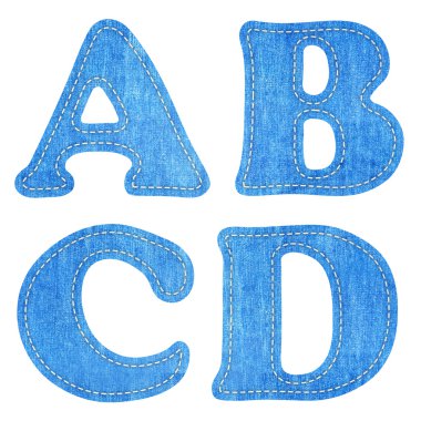 alfabe mavi jean