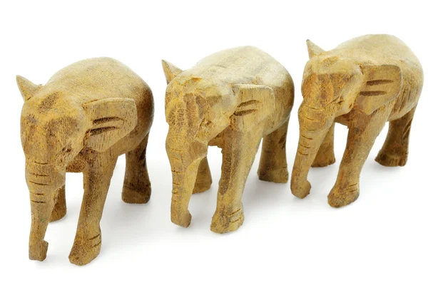 Elefante de madera — Foto de Stock