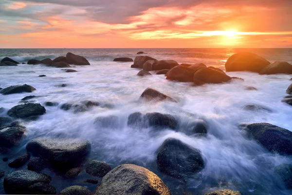 Paesaggi marini al tramonto — Foto Stock