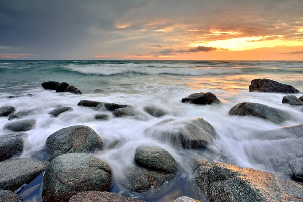 Paesaggi marini al tramonto — Foto Stock