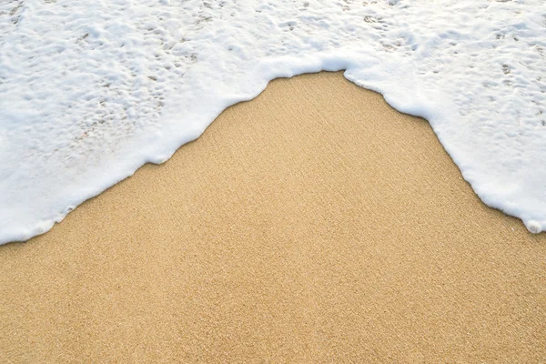 Κύμα άμμο στην παραλία — Φωτογραφία Αρχείου