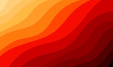 dinamik katmanlı kırmızı ve turuncu gradyan dalgalar modern soyut arkaplan bileşimi oluşturur
