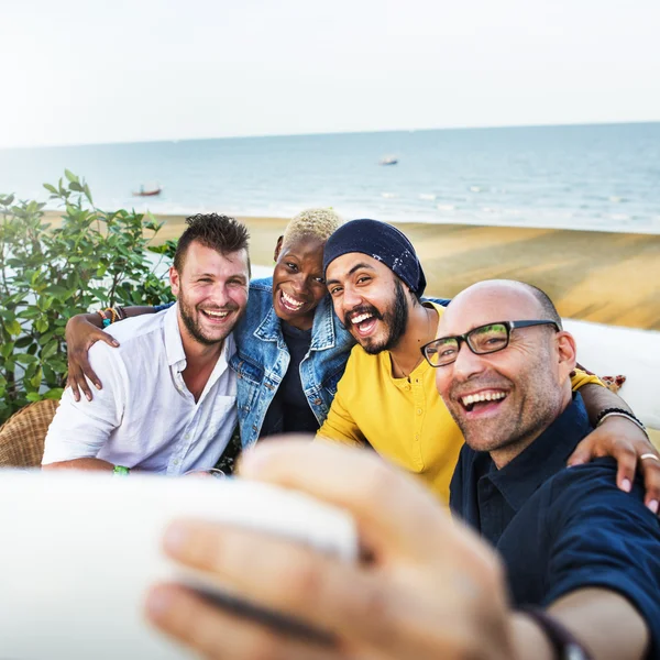 Selfie foto samhörighet — Stockfoto