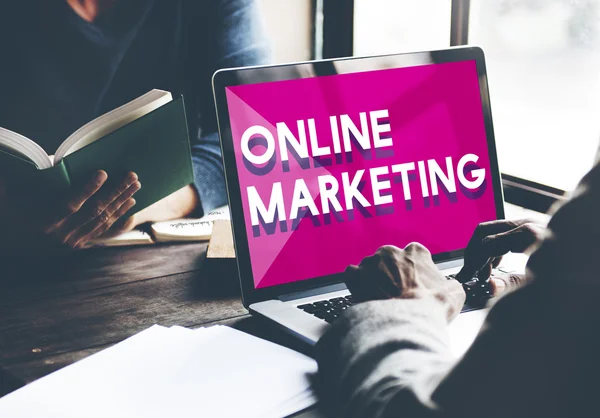 Online marketingové koncepce — Stock fotografie