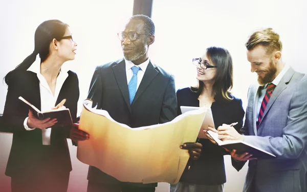 Business team, brainstormen discussie Concept — Stockfoto