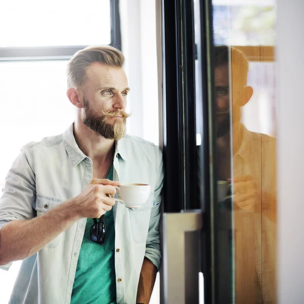 Kaffeepause-Konzept — Stockfoto