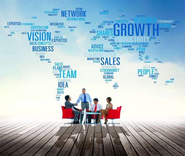 Business team working together — Stock Photo, Image