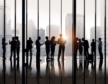 İş adamları iş toplantısı sırasında