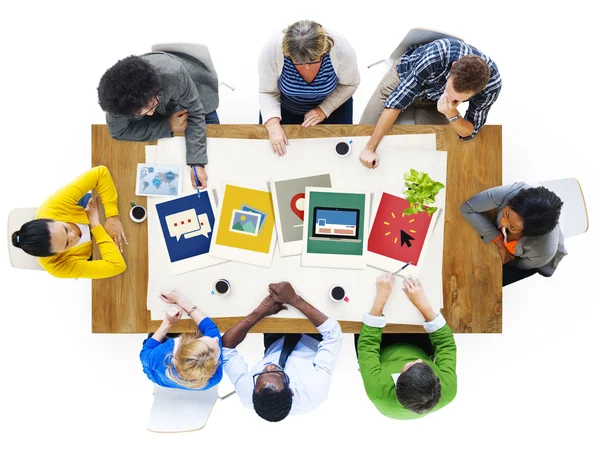 Business team working in office — Stock Photo, Image