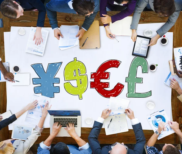 Group of Business People at meeting — Stock Photo, Image