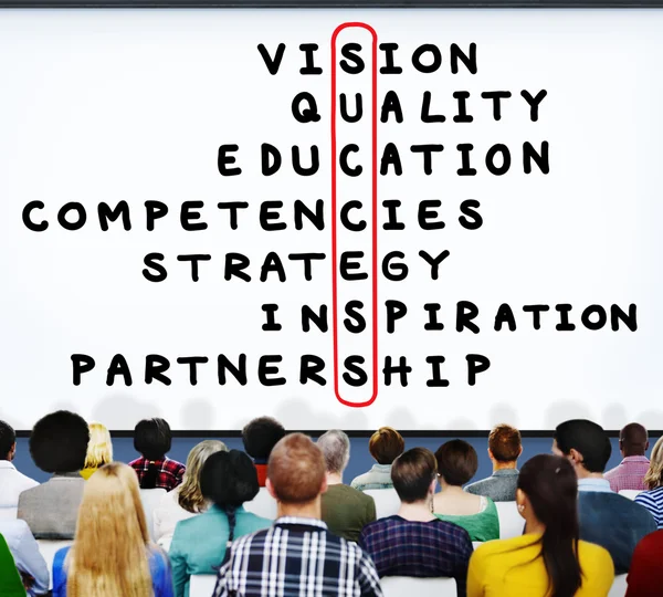 Mål strategi Vision koncept — Stockfoto