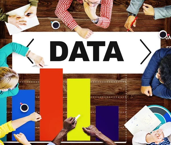 Gruppen för mångfald och Data Analytics — Stockfoto