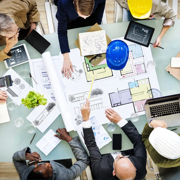 Diseñadores y Arquitectos Trabajando — Foto de Stock