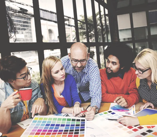 Kommunikationskonzept für Teamarbeit — Stockfoto