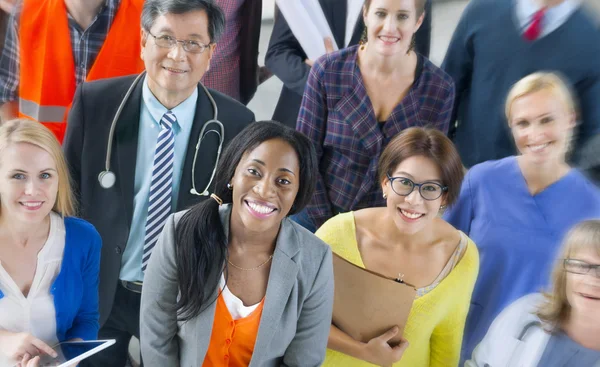 Conceito de Ocupação de Variação de Equipe — Fotografia de Stock