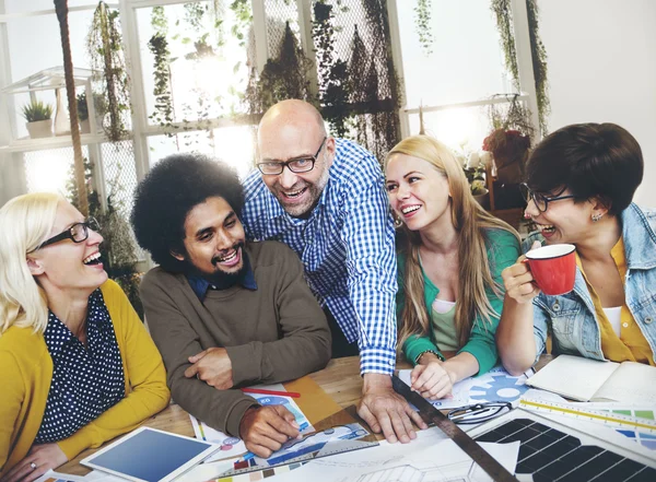 Trabajo en Equipo Concepto de Comunicación —  Fotos de Stock