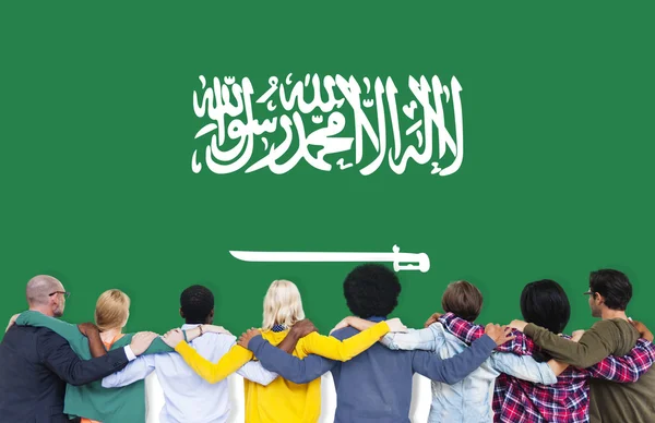 Saudi Arabia National Flag — Stock Photo, Image