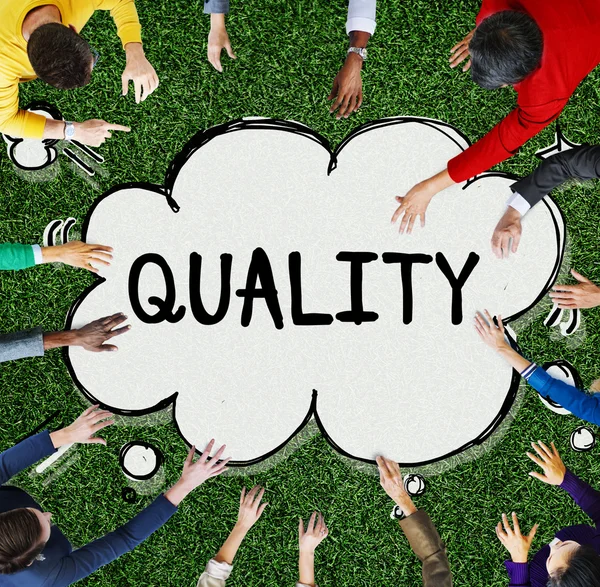 Quality Guarantee Value Grade Satisfaction Concept — Stock Photo, Image