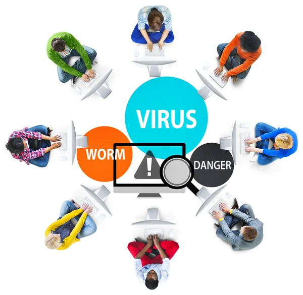 Virus Internet Security Phishing Spam koncept — Stock fotografie