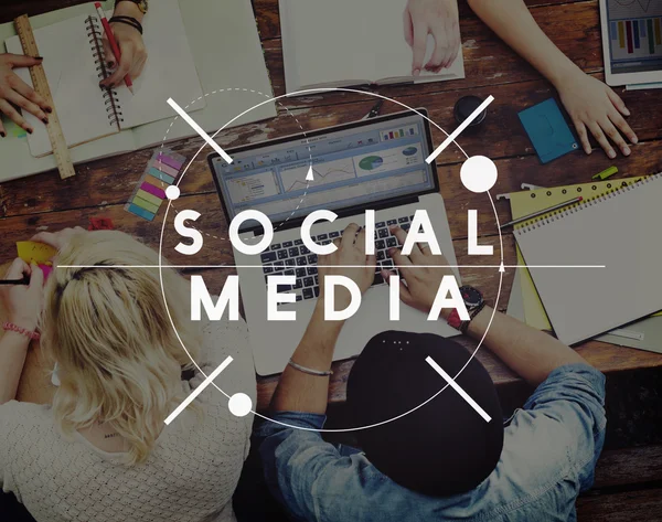 Social Media Network — Stock Photo, Image