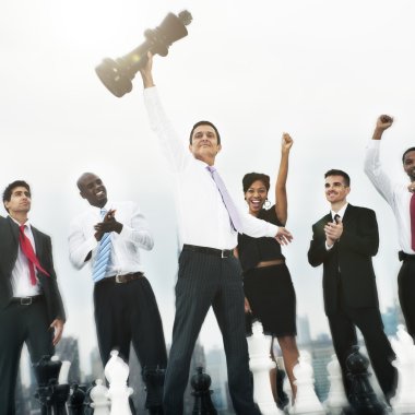 Satranç ile iş adamları takım