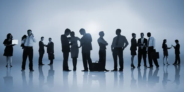 Gente de negocios teniendo reunión corporativa — Foto de Stock