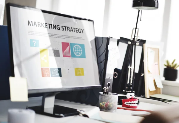 Stratégie de marketing Concept de planification — Photo