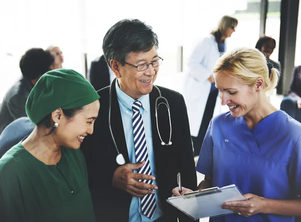 Plano de Tratamento da Equipa Médica — Fotografia de Stock