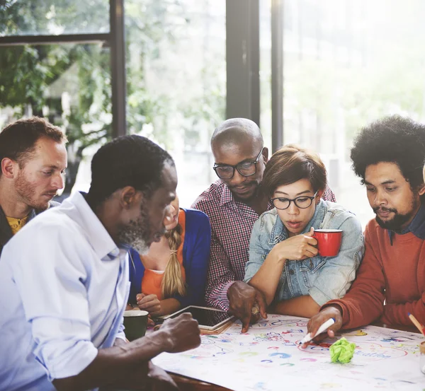 People Meeting Social Communication Concept — Stock Photo, Image