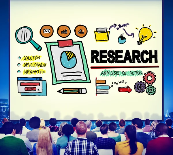 Research Exploration Report Concept — Stock Photo, Image