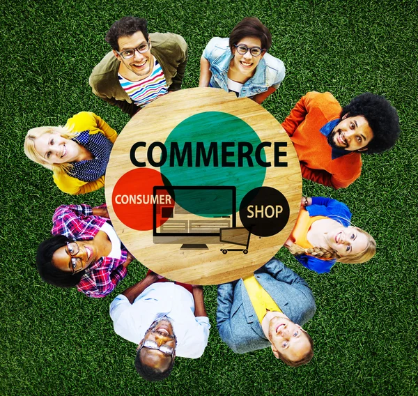Commerce Shopping Marketing Concept — Stockfoto