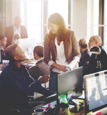 Toplantıdaki iş adamları