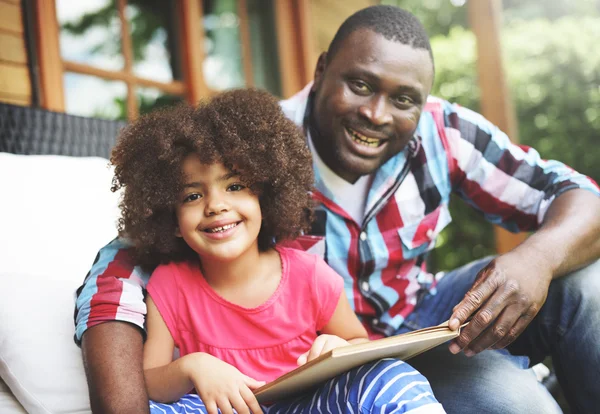 Père avec fille Concept — Photo