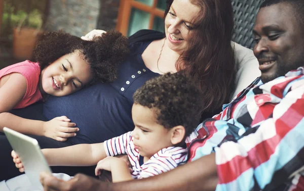 Family Relaxing together — Stock Photo, Image