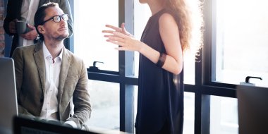 Grup iş adamları meşgul