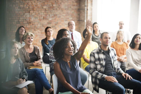 Business team op vergadering — Stockfoto