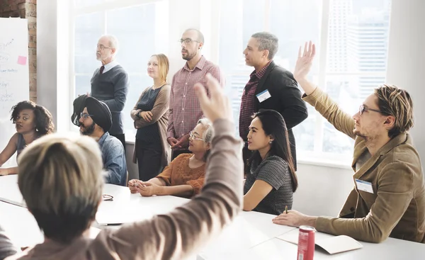 Diversity people at meeting — Stock Photo, Image